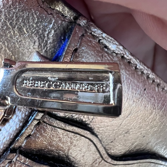 Cute Rebecca Minkoff gold small wristlet wallet - Picture 9 of 15